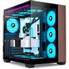 FOIFKIN F300 Case PC ATX con 7 ventole PWM ARGB Case per PC Mid Tower ad alto