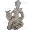 FratelliVagnoni Statua putto con pesce cemento fontana laghetto arredo da giardino statue pietra