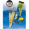 Da Vinci 5406 Series Brush Box, Bristle, Yellow/Black/Green and Blue, 30 x 30 x