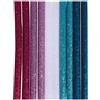 Rayher 10 Glitter Hot Melt Glue Sticks for Mini Hot Glue Gun, Hot Glue Sticks fo