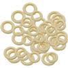 40 pezzi 25mm 30mm cerchi in legno naturale anelli perline pendenti fai da te