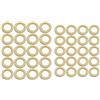 40 pezzi 25mm 30mm cerchi in legno naturale anelli perline pendenti fai da te
