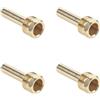4PCS Manicotto in rame dorato 56mm 1/2BSP per installazione sonda temperatura