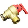 Valvola di sicurezza in ottone 20 mm per caldaie a gas Vaillant regolazione pres