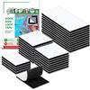 Does not apply Fascette Adesive Velcro Biadesivo Forte Stringicavo Nere Quadrate Rettangoli 30P