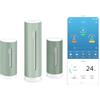 Netatmo Stazione Meteo Originale di 2ª Generazione + Modulo Interno Aggiuntivo - Temperatura, Umidità, Qualità dell'Aria, Pressione, Monitoraggio Multi-Stanza | Compatibile con Apple, Alexa