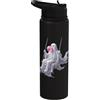 Flo Design Funny Halloween Products Funny Halloween Ghost Bubble Vintage Ghost Halloween Gifts Stainless Steel Insulated Water Bottle