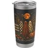 Flo Design Funny Halloween Products Spooky Halloween Ghost Pumpkin Vintage Ghost Halloween Gifts Bicchiere termico in acciaio inox doppia parete