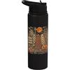 Flo Design Funny Halloween Products Spooky Halloween Ghost Pumpkin Vintage Ghost Halloween Gifts Stainless Steel Insulated Water Bottle