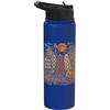 Flo Design Funny Halloween Products Spooky Halloween Ghost Pumpkin Vintage Ghost Halloween Gifts Stainless Steel Insulated Water Bottle