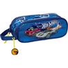 safta Hot Wheels Sonny - Astuccio per bambini, per bambini, ideale per bambini in età scolastica, comodo e versatile, qualità e resistenza, 21 x 6 x 8 cm, colore blu marino, Blu navy, Estándar, Casual