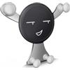 Clipify Gravity Car Phone Holder Air Vent Clip Smile Face Mount Mobile Cell Stand GPS Su