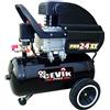 CEVIK PRO - CA-PRO24XT - Compressore Aria Portatile Monoblocco - 73 dB - 24 litri - 2.5HP - Max 8 Bar - 205 l/min - Con Olio - Doppia Uscita Aria - Compatto e Portatile - Compressore per Verniciatura e Pneumatica