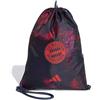 adidas Unisex - Adulto Fc Bayern Munich Shoe Bag, night indigo/hi-res red, One Size