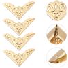 Rustic Golden Metal Book Corner Protector Vintage Alloy Guard