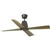 Faro Barcelona Typhoon Ventilatore Da Soffitto DC Marrone IP44 Con Telecomando