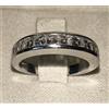 ANELLO FEDINA ORO BIANCO 18kt. CON DIAMANTI NATURALI TAGLIO CARRE E GARANZIA