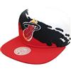 Mittchell & Ness Mitchell & Ness Miami Heat Paintbrush Snapback E HWC Cap