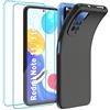 Garegce Cover per Xiaomi Redmi Note 11 / Note 11S 4G con 2 Pellicola Vetro Tempe