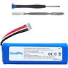 DuraPro Batteria 3,7 V 6200 mAh per JBL Charge 2 Charge 2 Plus Charge 2