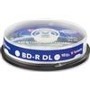 VERBATIM 1 x 10 M Disc BD R BluRay 50 GB 6 x Speed Cakebox stampabile