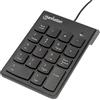 Manhattan Tastierino Numerico USB 18 Tasti Nero