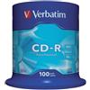 Verbatim CD R 52x 700MB confezione da 100