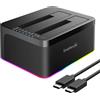 Inateck RGB USB 3.0 Docking Station per Disco Rigido con Porta USB C con