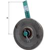 AMA RUOTA RUOTINO DI PROFONDITA' PER ESTIRPATORE D.250 MM IN FERRO TILLER