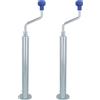AB Tools Supporto telescopico 42 mm per gambe rimorchio supporto stabile 400 - 650 mm ...