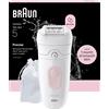 Braun Epilatore Elettrico Silk-èpil Wet-Dry SE5011 Rosa Flamingo