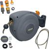 AB Tools Avvolgitubo da giardino a riavvolgimento automatico Hozelock con tubo...