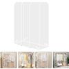 Home Garment Rack Cover Transparent Plastic Reusable Clothes Protector