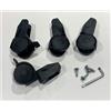 Foppapedretti Kit 4 Ruote Per Stendino Gulliver In Alluminio E Ursus In Legno