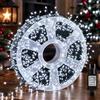 PANW Catena Luci Natale 2000 Micro LED Grappolo 30m IP44 8 Giochi Interno Esterno
