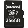 INTENSO MEMORY CARD MICRO SD 256GB UHS-I PREMIUM UP TO 90 MB/S