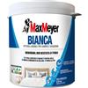 MAXMEYER Bianca Monomano BMB Pittura per Interni Lavabile 2 in 1 Fissativo e