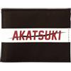 Bioworld Portafoglio Bifold In Nylon Con Applicazione Akatsuki Di Naruto Shippuden