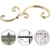 Reusable Stainless Steel Flower Fence Decor DIY Outdoor Balcony Railings
