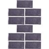 Brown Hand Towels for Bathroom Coral Fleece Multipurpose Washcloths Pack
