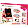 Tabax Lavagna magnetica bifacciale, tavolo con 2 giochi, pennarelli e spugna per gesso