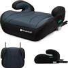 kk Kinderkraft Kinderkraft I-BOOST Rialzo per sedile auto I-Size 135-150 cm, Seggiolino auto, installato con ISOFIX, Comodi braccioli, Facile da usare, Nero