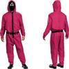 Disguise Tuta da gioco Netflix Squid Game Guard per adulti