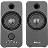 NGS SB350, Altoparlante per PC da 12 Watt con Connessione USB, Nero