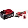 Einhell Originale Einhell 18V batteria 5,2Ah Power X-Change Plus & Smerigliatrice angolare a batteria TC-AG 18/115 Li-Solo Power X-Change, Li-Ion, 18 V