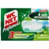 Wc Net - Detergente per WC, 3 Effect: Igienizza, Profumo Duraturo, Anticalcare - 6 confezioni da 4 pezzi da 35 g [24 pezzi, 840 g]