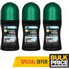 Garnier Men Mineral Invisible BW deodorante roll-on anti-bianco segni 3 x 50 ml