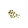 diWa Jewels Ear Cuff Mono Orecchino 3 File in Argento Sterling 925 con Perla di Maiorca