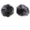 2Pcs Plush Microphone Covers Durable Mic Protector Assorted Colors