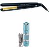 Remington Ceramic 215 S1450 Piastra Compatta, in Ceramica + Varta Torcia LED a Forma di Rossetto con Pratico Supporto, Blu